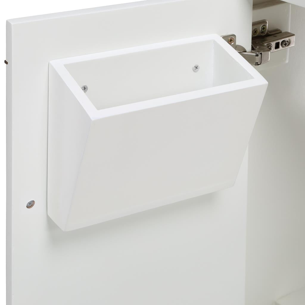 Bemma, Gracie 24" Single Vanity, Satin, White/Satin Brass, White Quartz Top#top-options_white-quartz-top