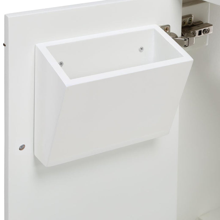 Bemma, Gracie 24" Single Vanity, Satin, White/Satin Brass, White Quartz Top#top-options_white-quartz-top