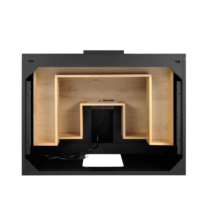 Bemma, Diamond 30" Single Vanity, Charcoal Black/Matte Black, Carrara Marble Top#top-options_carrara-marble-top