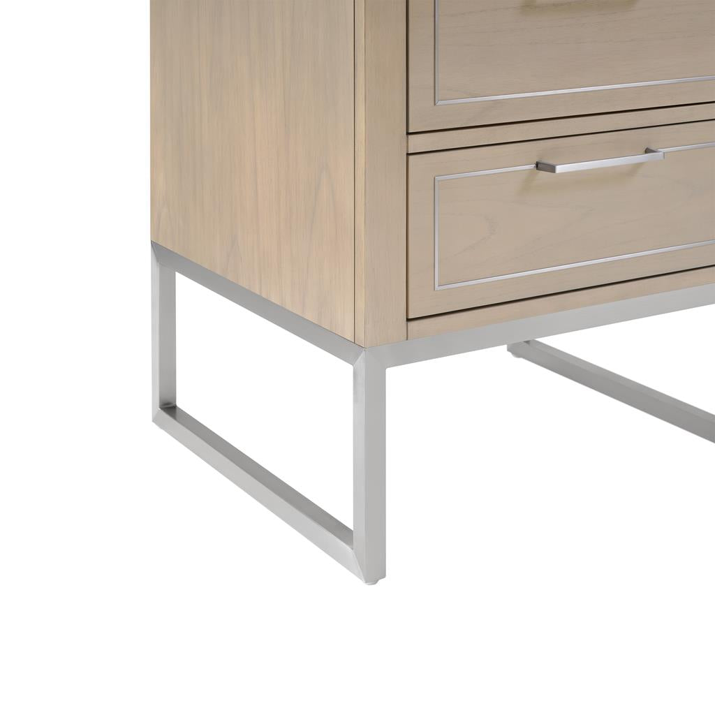 Bemma, Markham 24" Single Vanity, Cashmere Grey/Brushed Nickel, Carrara Marble Top#top-options_carrara-marble-top