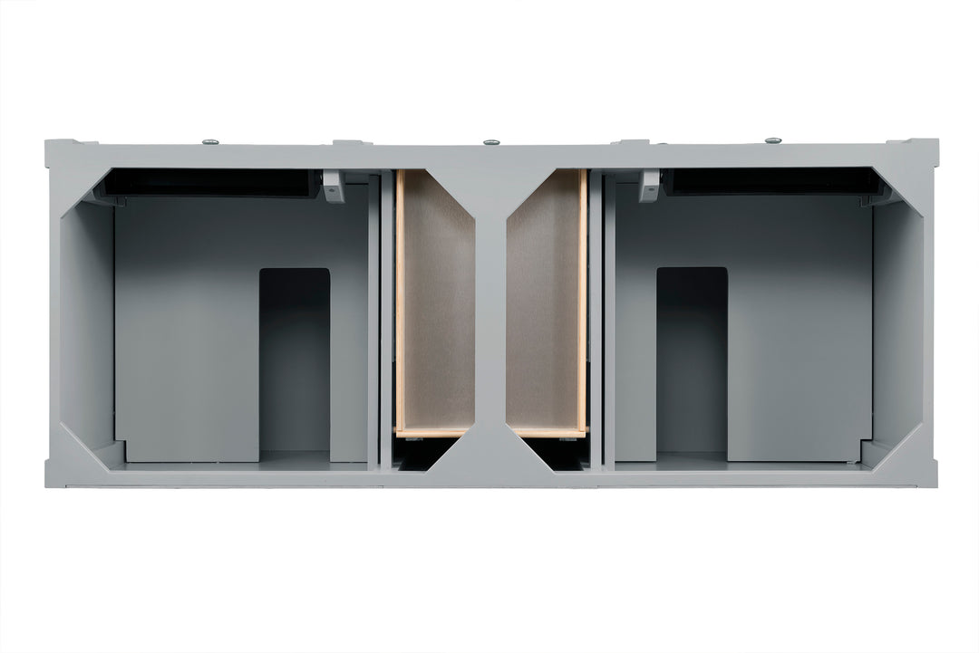 Brittany 60" Double Vanity, Urban Gray - Closeout Special!
