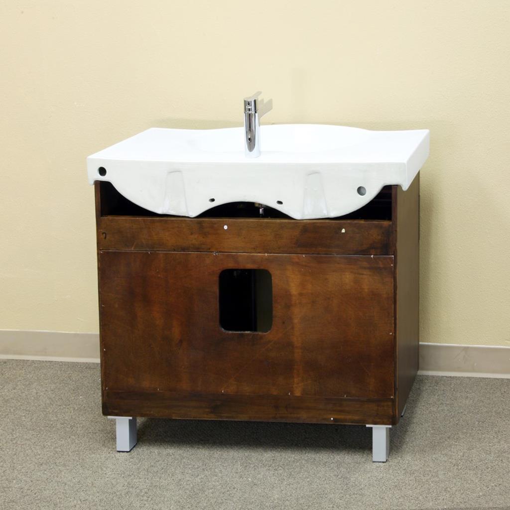 Bellaterra Felice 36.6" Single Vanity, Espresso