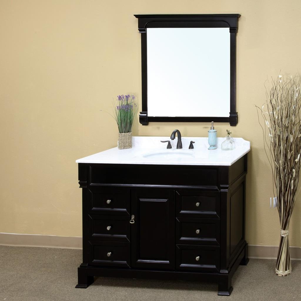 Bellaterra Fabia 50" Single Vanity, Espresso