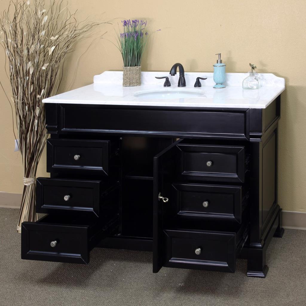 Bellaterra Fabia 50" Single Vanity, Espresso