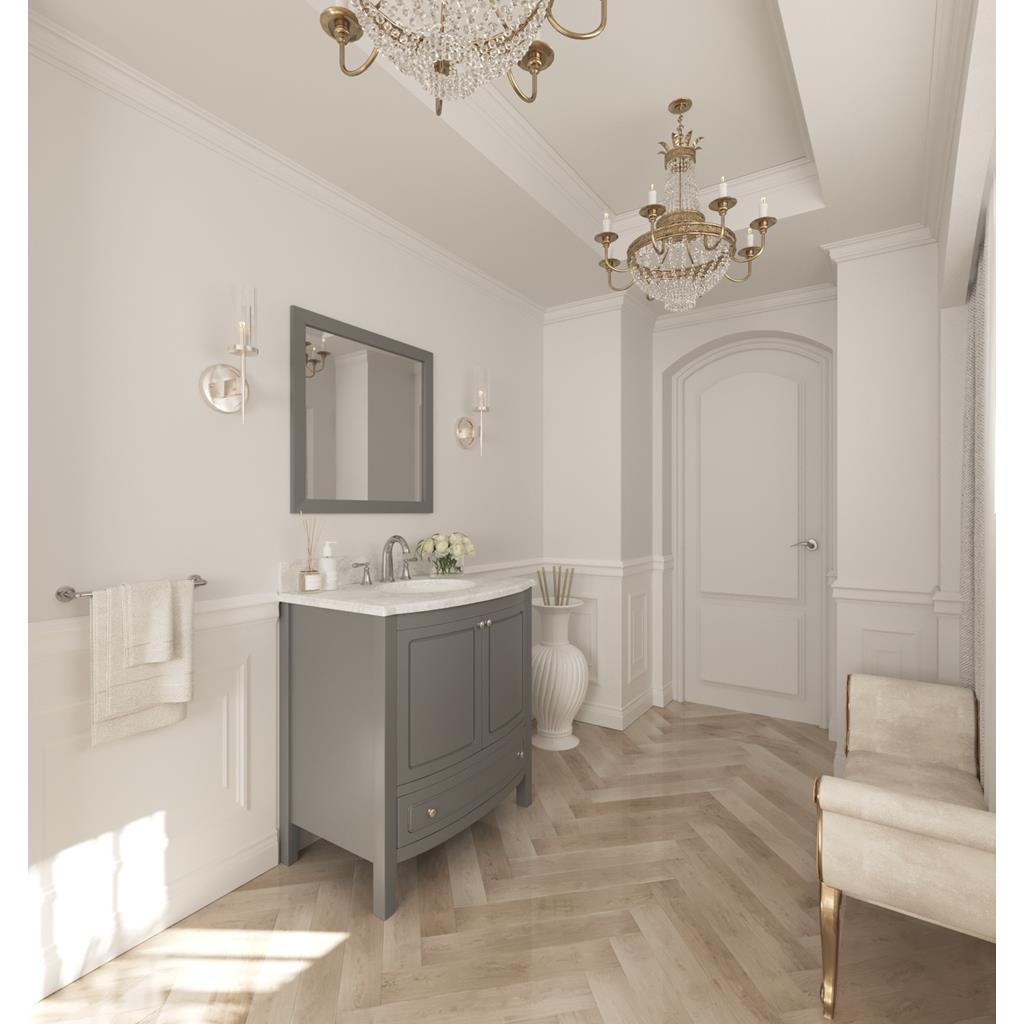 Laviva Estella 32" Grey Bathroom Vanity#top-options_white-carrara-marble-top