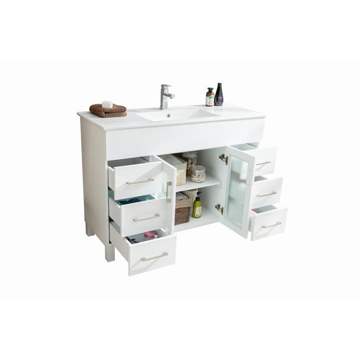 Laviva Nova 48" White Bathroom Vanity#top-options_white-ceramic-basin-top