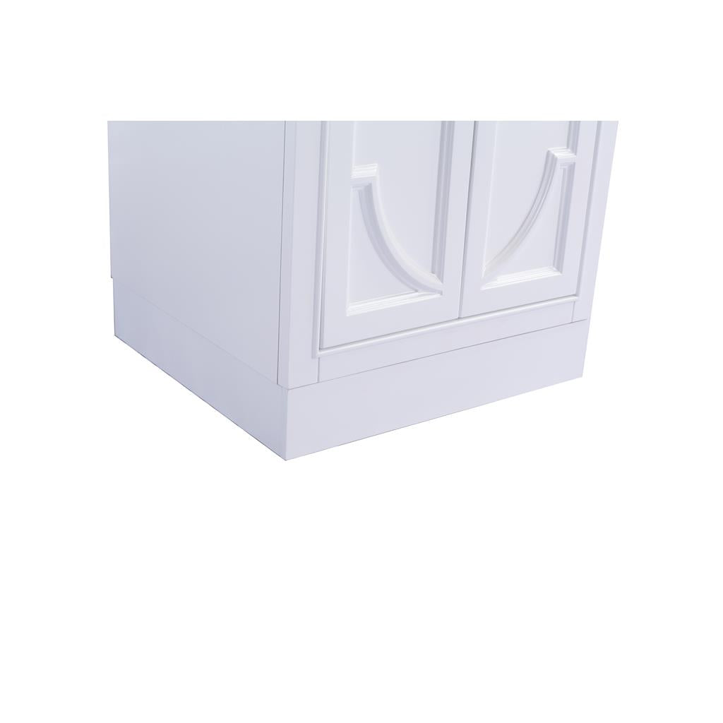 Laviva Odyssey 24" White Bathroom Vanity#top-options_black-wood-marble-top