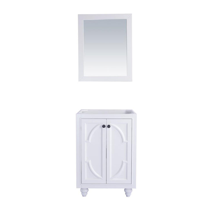 Laviva Odyssey 24" White Bathroom Vanity Cabinet Only, No Top#top-options_cabinet-only-no-top