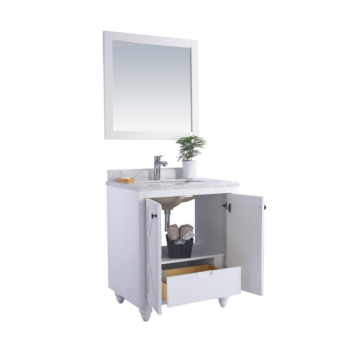 Laviva Odyssey 30" White Bathroom Vanity#top-options_pure-white-phoenix-stone-top