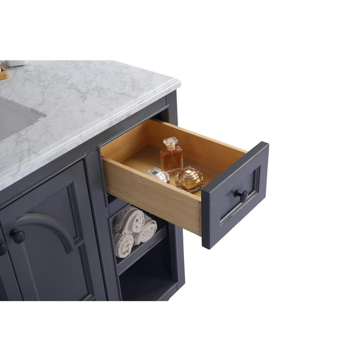 Laviva Odyssey 36" Maple Grey Bathroom Vanity#top-options_black-wood-marble-top