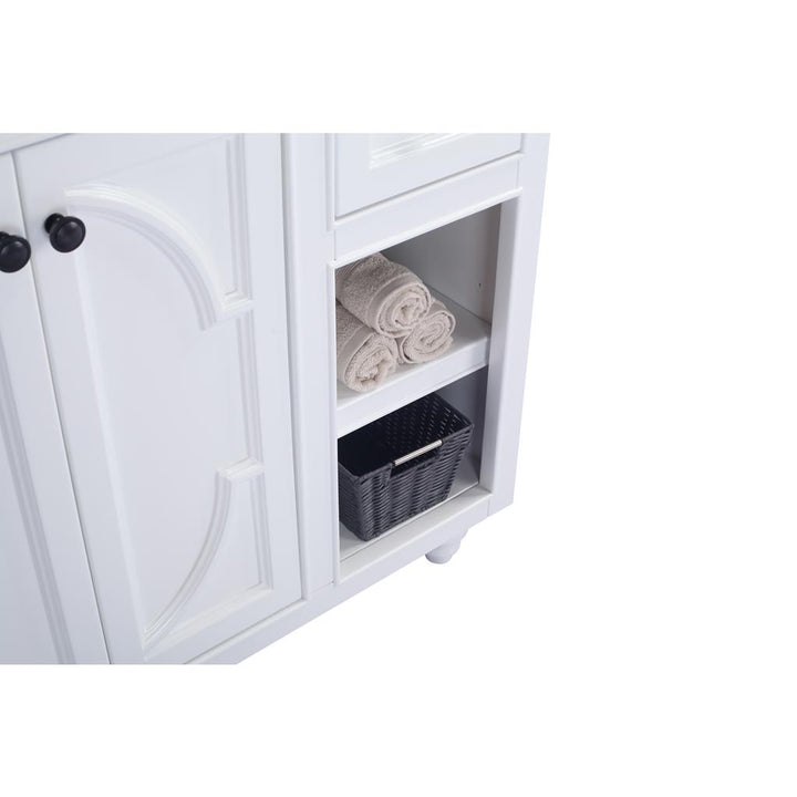Laviva Odyssey 36" White Bathroom Vanity Cabinet Only, No Top#top-options_cabinet-only-no-top