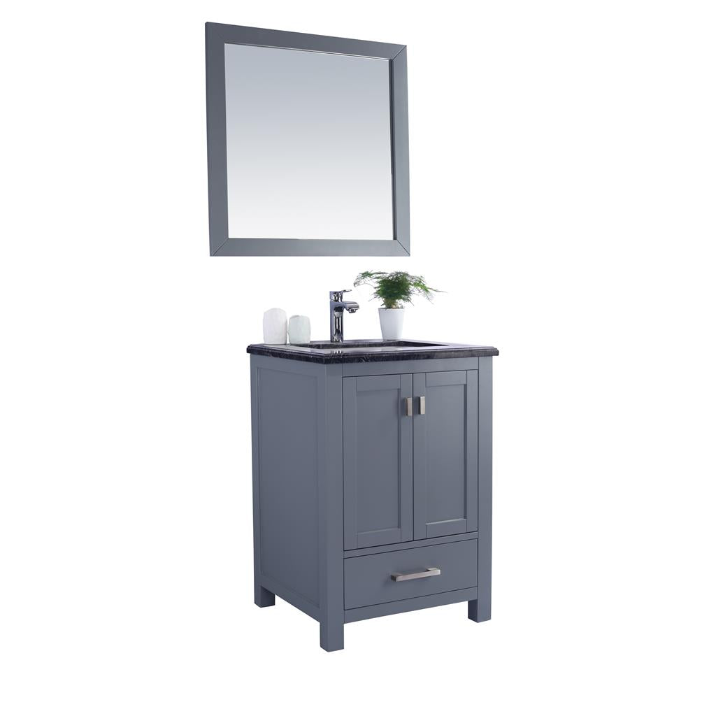 Laviva Wilson 24" Grey Bathroom Vanity#top-options_black-wood-marble-top