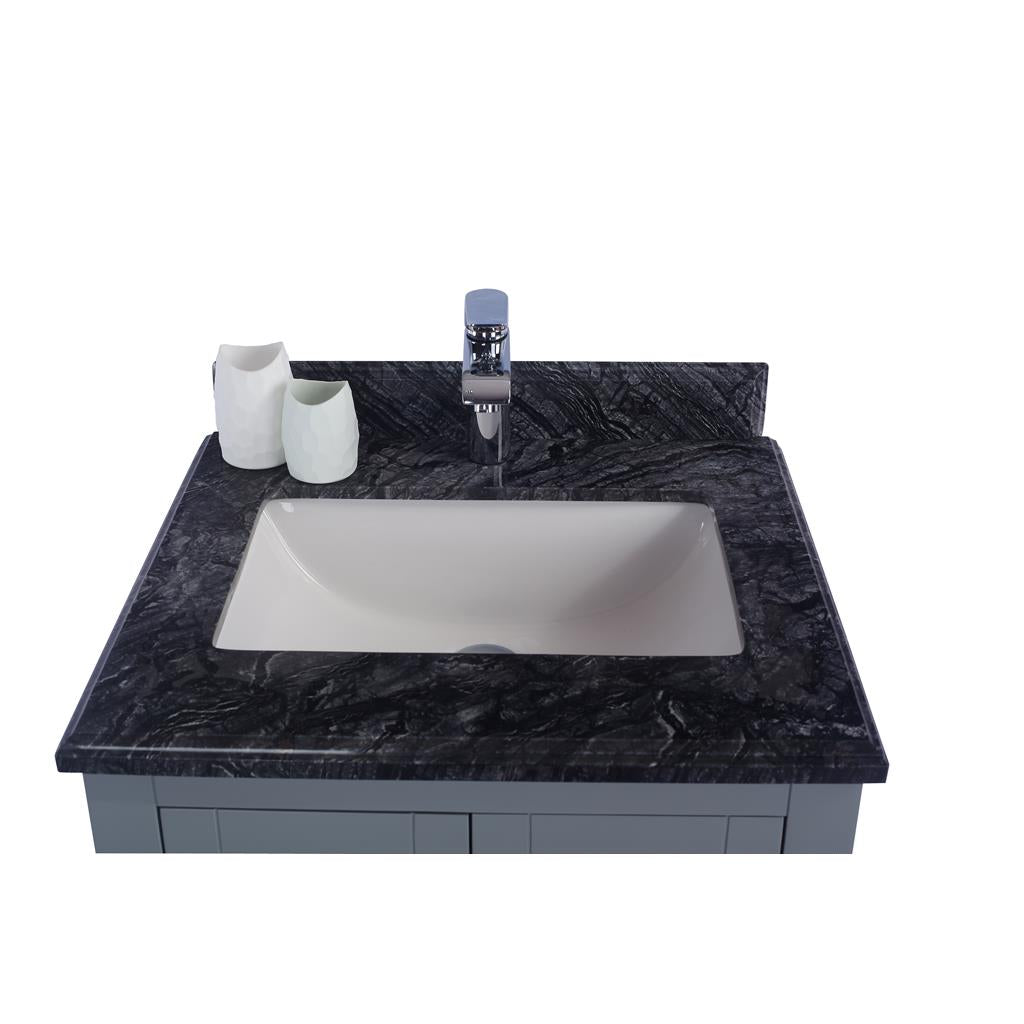 Laviva Wilson 24" Grey Bathroom Vanity#top-options_black-wood-marble-top