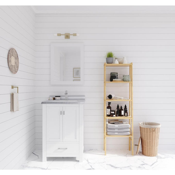 Laviva Wilson 24" White Bathroom Vanity#top-options_white-stripes-marble-top