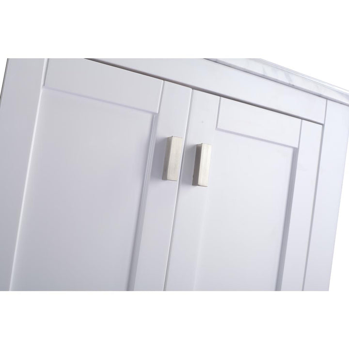 Laviva Wilson 24" White Bathroom Vanity Cabinet Only, No Top#top-options_cabinet-only-no-top