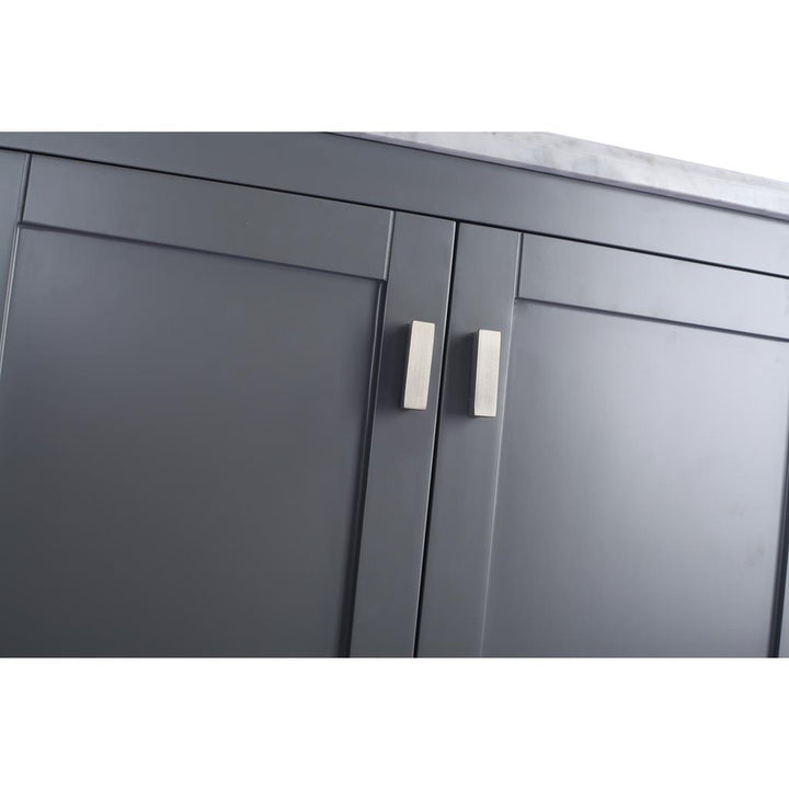 Laviva Wilson 30" Grey Bathroom Vanity Cabinet Only, No Top#top-options_cabinet-only-no-top