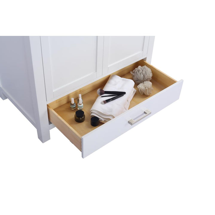 Laviva Wilson 36" White Bathroom Vanity Cabinet Only, No Top#top-options_cabinet-only-no-top