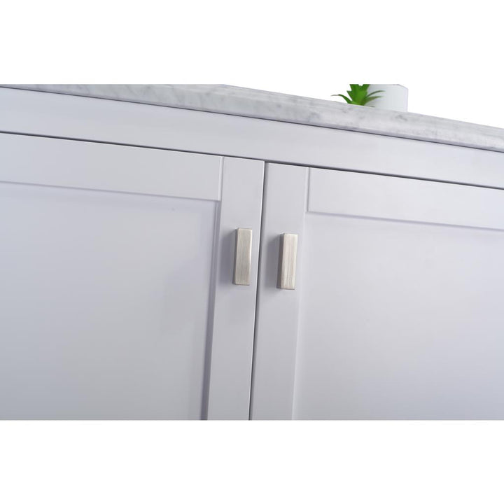 Laviva Wilson 36" White Bathroom Vanity Cabinet Only, No Top#top-options_cabinet-only-no-top
