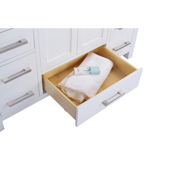 Laviva Wilson 48" White Bathroom Vanity Cabinet Only, No Top#top-options_cabinet-only-no-top
