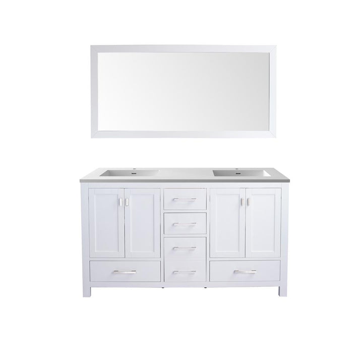 Laviva Wilson 60" White Double Sink Bathroom Vanity#top-options_matte-white-viva-stone-solid-surface-top