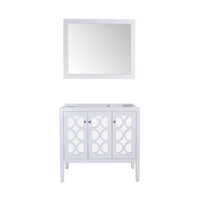 Laviva Mediterraneo 36" White Bathroom Vanity Cabinet Only, No Top#top-options_cabinet-only-no-top