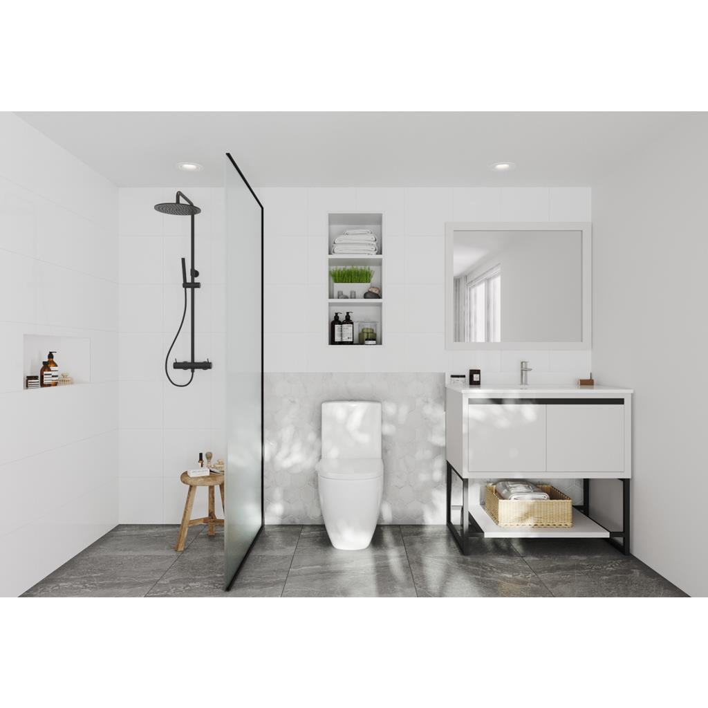 Laviva Alto 36" White Bathroom Vanity#top-options_white-quartz-top