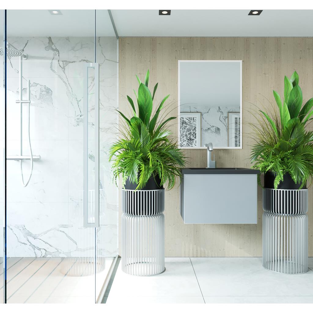 Laviva Vitri 24" Fossil Grey Bathroom Vanity Cabinet Only, No Top#top-options_cabinet-only-no-top