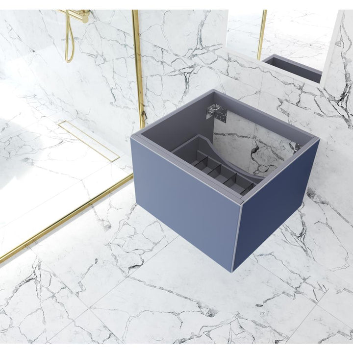 Laviva Vitri 24" Nautical Blue Bathroom Vanity Cabinet Only, No Top#top-options_cabinet-only-no-top