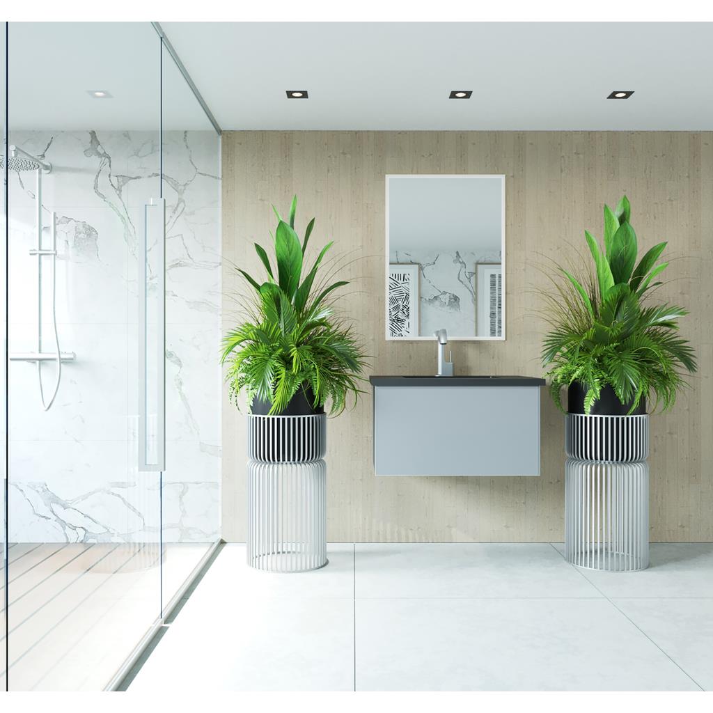 Laviva Vitri 30" Fossil Grey Bathroom Vanity Cabinet Only, No Top#top-options_cabinet-only-no-top