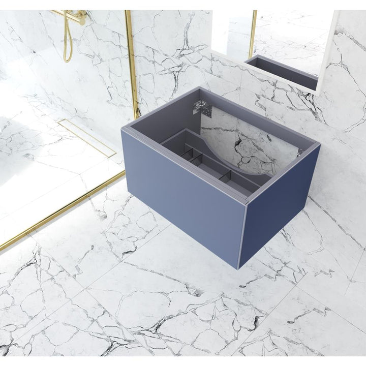 Laviva Vitri 30" Nautical Blue Bathroom Vanity Cabinet Only, No Top#top-options_cabinet-only-no-top