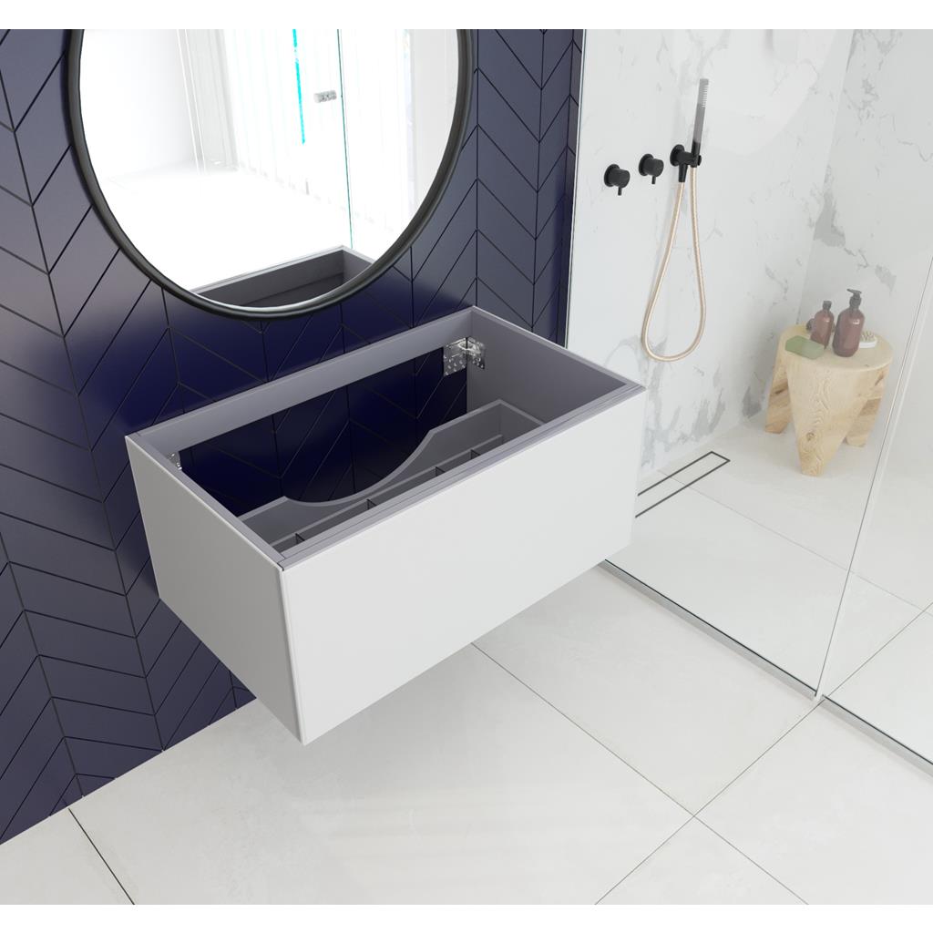 Laviva Vitri 36" Cloud White Bathroom Vanity Cabinet Only, No Top#top-options_cabinet-only-no-top