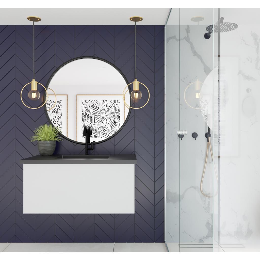 Laviva Vitri 36" Cloud White Bathroom Vanity Cabinet Only, No Top#top-options_cabinet-only-no-top