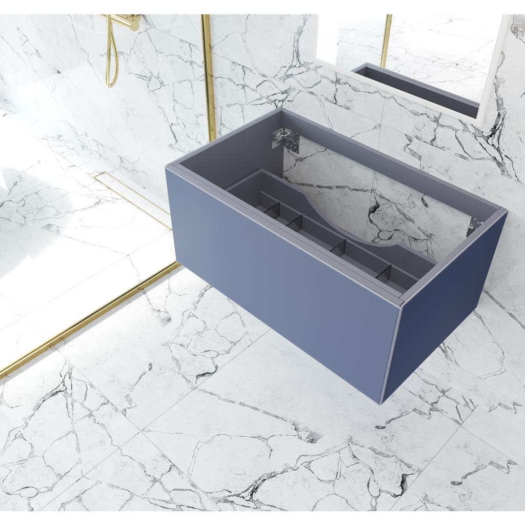 Laviva Vitri 36" Nautical Blue Bathroom Vanity Cabinet Only, No Top#top-options_cabinet-only-no-top