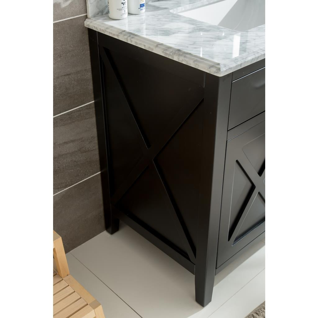 Laviva Wimbledon 36" Espresso Bathroom Vanity Cabinet Only, No Top#top-options_cabinet-only-no-top