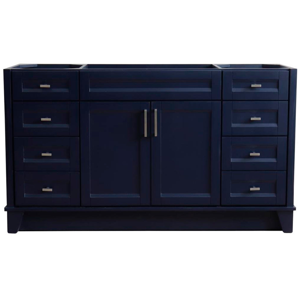 Bellaterra Terni 60" Single Vanity, Blue, Cabinet Only