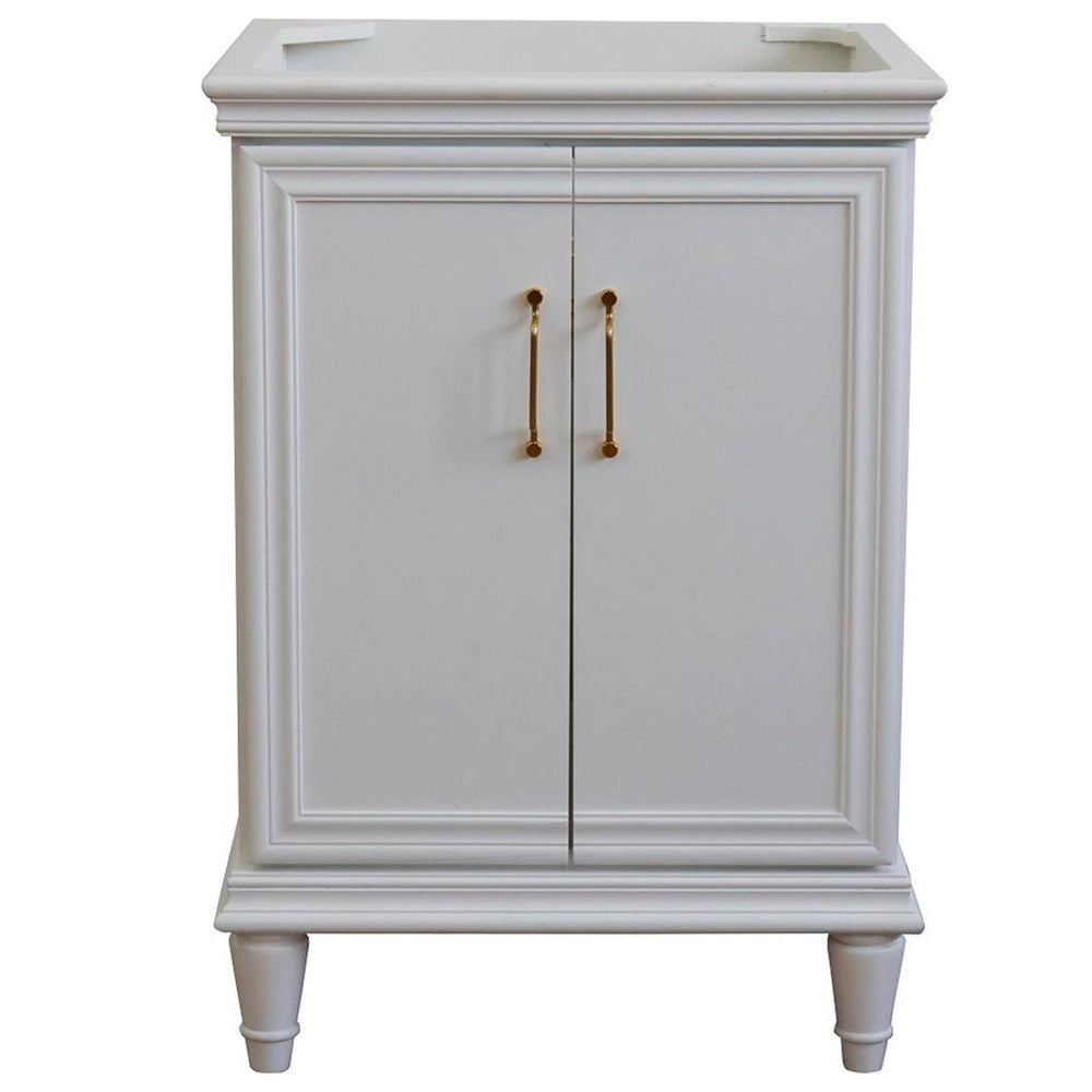 Bellaterra Forli 24" Single Vanity, White, Cabinet Only