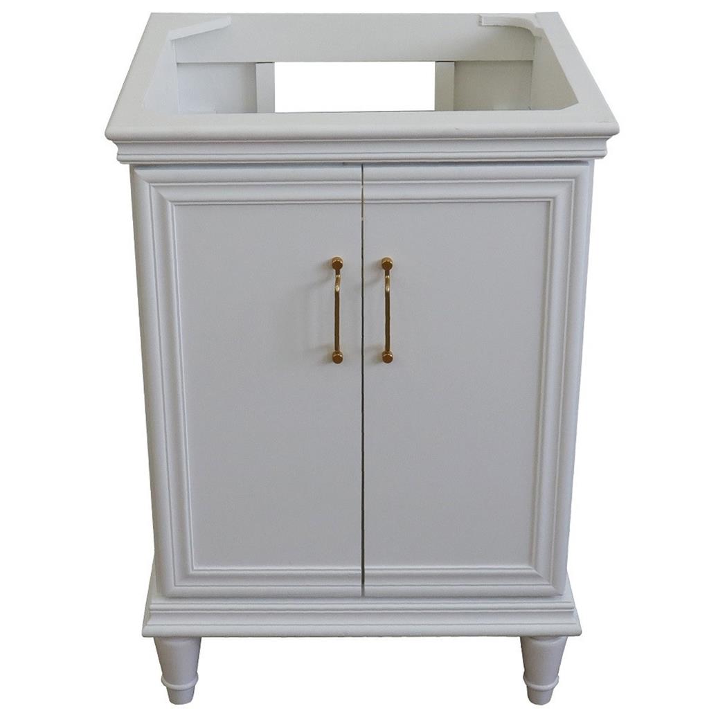 Bellaterra Forli 24" Single Vanity, White, Cabinet Only