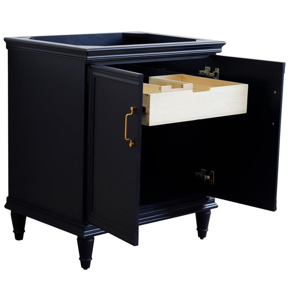 Bellaterra Home Forli 30" Blue Vanity, Cabinet Only Cabinet Only (No Top)#top-options_cabinet-only-(no-top)