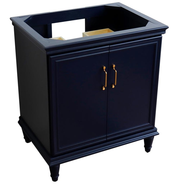 Bellaterra Forli 30" Single Vanity, Blue, Cabinet Only