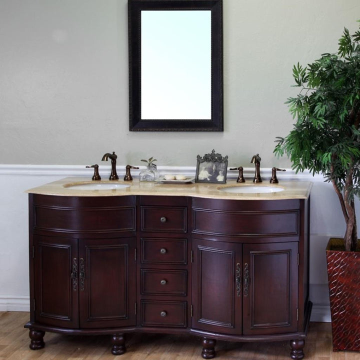 Bellaterra Natural 48" Single Vanity, Light Walnut