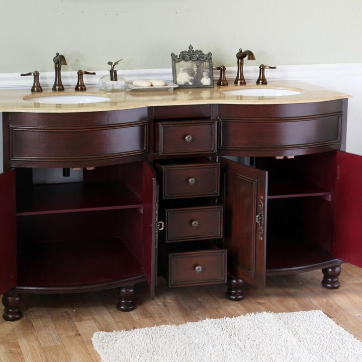 Bellaterra Natural 48" Single Vanity, Light Walnut