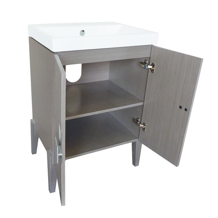 Bellaterra Milena 25" Single Vanity, Gray