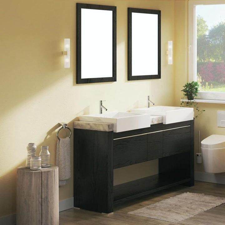 Bellaterra Carina 57.75" Double Vanity, Black