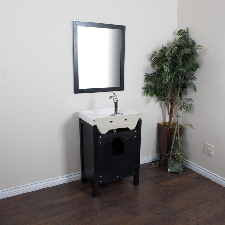 Bellaterra Tonia 23.8" Single Vanity, Black