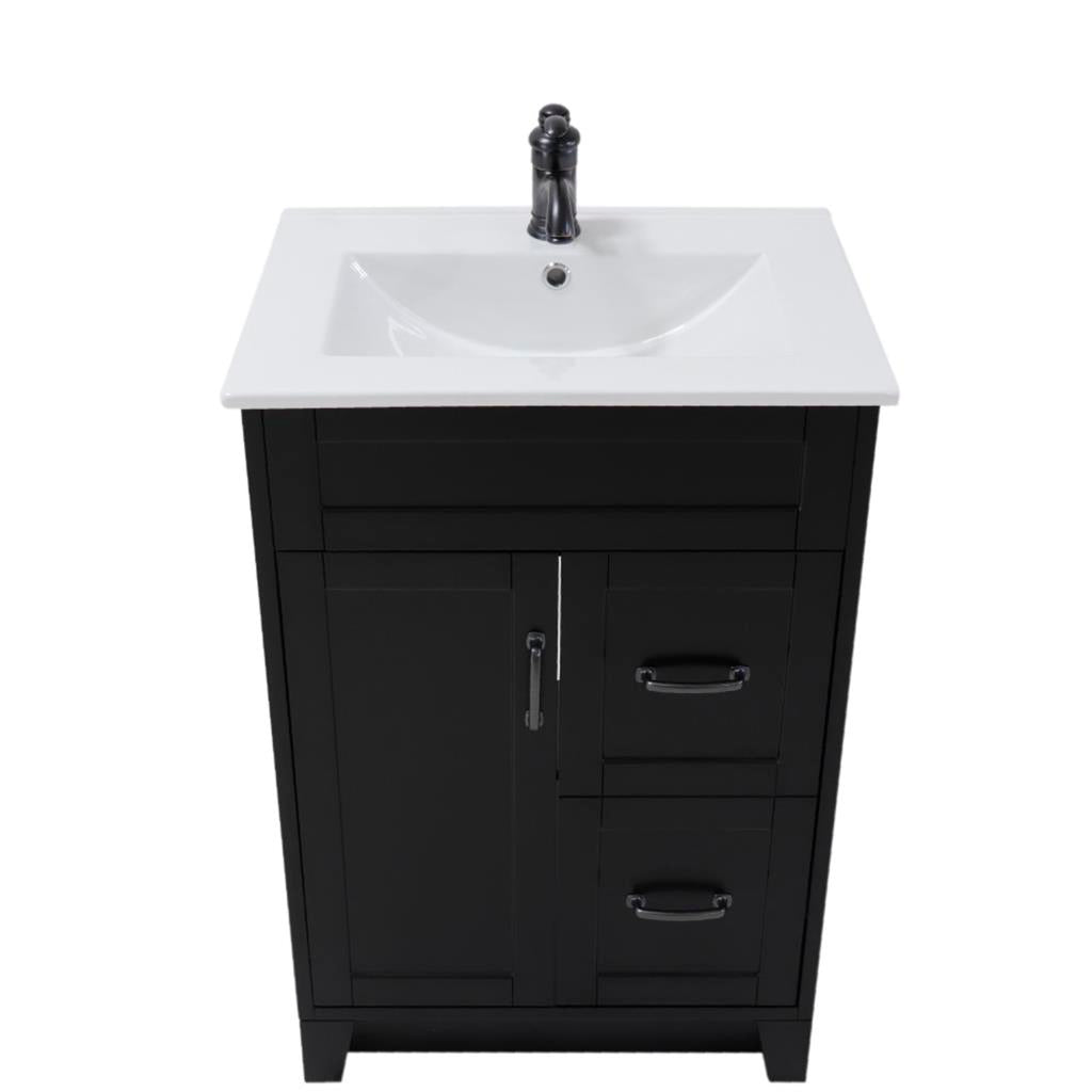 Bellaterra Marco 24" Single Vanity, Espresso