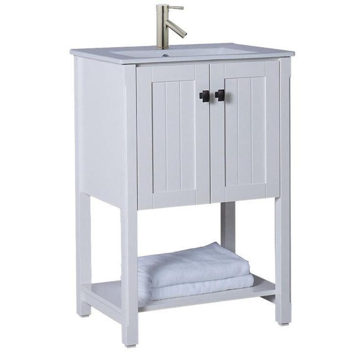 Bellaterra Pamina 24" Single Vanity, White