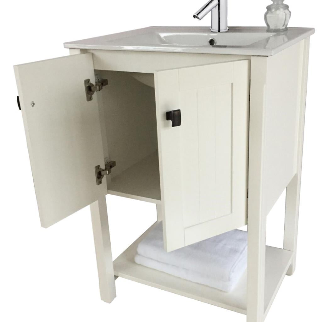 Bellaterra Pamina 24" Single Vanity, White