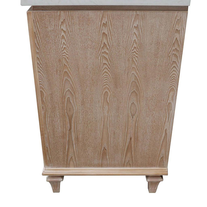 Bellaterra Sintra 37" Single Vanity, Weathered Neutral, Engineered Quartz Top