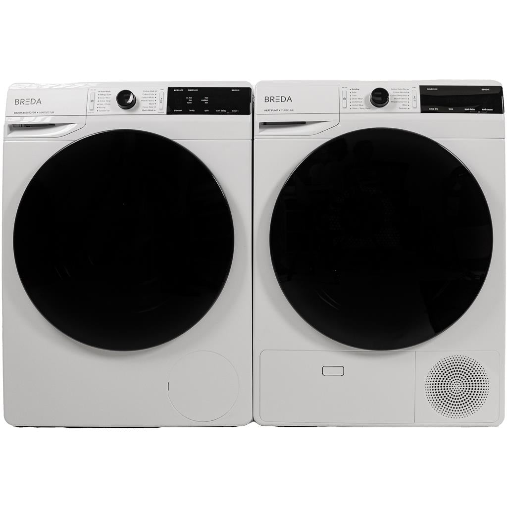 24" White, Heat Pump Ventless Dryer