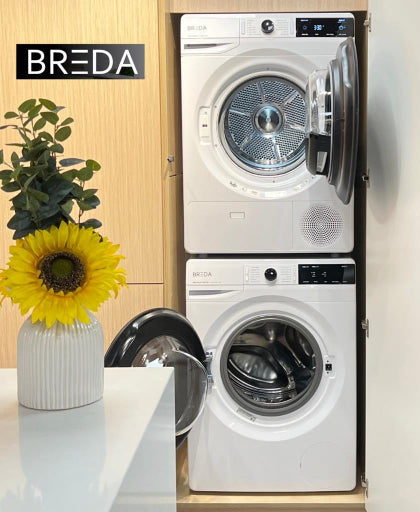 Breda 24" White, Heat Pump Ventless Dryer
